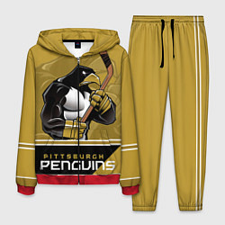 Костюм мужской Pittsburgh Penguins цвета 3D-красный — фото 1