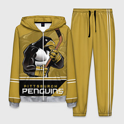 Костюм мужской Pittsburgh Penguins, цвет: 3D-меланж