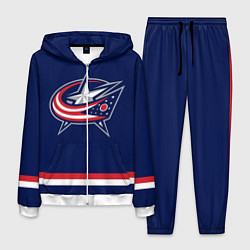 Костюм мужской Columbus Blue Jackets, цвет: 3D-белый