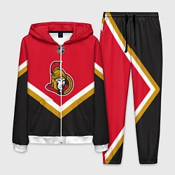 Костюм мужской NHL: Ottawa Senators, цвет: 3D-белый