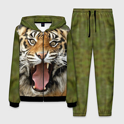 Костюм мужской Удивленный тигр, цвет: 3D-черный