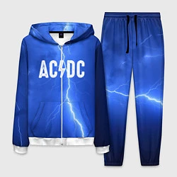 Костюм мужской AC/DC: Lightning, цвет: 3D-белый