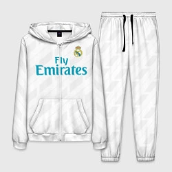 Костюм мужской Real Madrid, цвет: 3D-белый