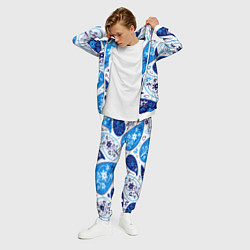 Костюм мужской Гжель огурцы, цвет: 3D-белый — фото 2