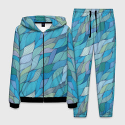 Костюм мужской Волны, цвет: 3D-черный