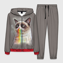 Костюм мужской Grumpy Cat, цвет: 3D-красный