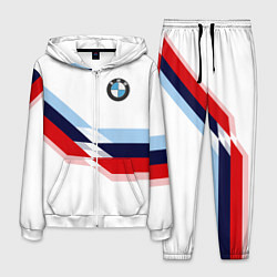 Костюм мужской BMW БМВ WHITE, цвет: 3D-белый