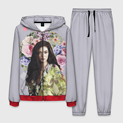 Костюм мужской Lorde Floral цвета 3D-красный — фото 1