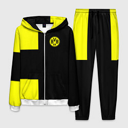 Костюм мужской BVB FC: Black style, цвет: 3D-белый