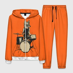Костюм мужской Drums Fox, цвет: 3D-белый