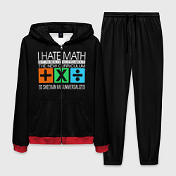 Костюм мужской Ed Sheeran: I hate math, цвет: 3D-красный