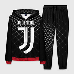 Костюм мужской FC Juventus: Black Lines, цвет: 3D-красный