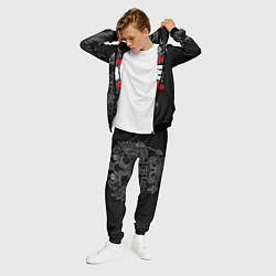 Костюм мужской СВР: герб РФ, цвет: 3D-черный — фото 2