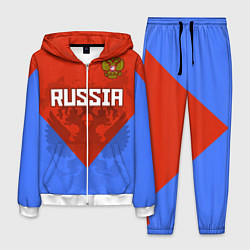 Костюм мужской Russia Red & Blue, цвет: 3D-белый