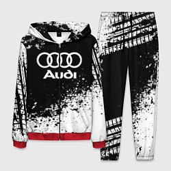 Костюм мужской Audi: Black Spray, цвет: 3D-красный