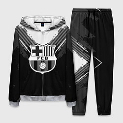 Костюм мужской FC Barcelona: Black Style, цвет: 3D-меланж