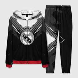 Костюм мужской FC Real Madrid: Black Style, цвет: 3D-красный