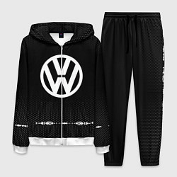 Костюм мужской Volkswagen: Black Abstract, цвет: 3D-белый