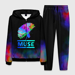 Костюм мужской Muse: Neon Flower, цвет: 3D-черный