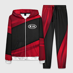 Костюм мужской Kia: Red Sport, цвет: 3D-белый