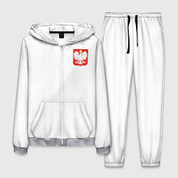 Костюм мужской Poland Team: Home WC-2018, цвет: 3D-меланж