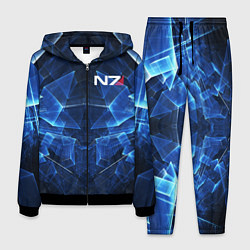 Мужской костюм Mass Effect: Blue Armor N7