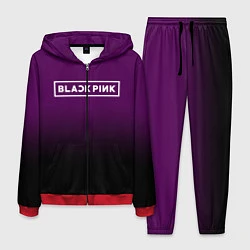 Костюм мужской Black Pink: Violet Gradient, цвет: 3D-красный