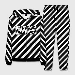 Костюм мужской BTS: B&W Stripes, цвет: 3D-черный