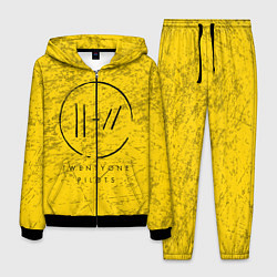 Костюм мужской 21 Pilots: Yellow Grunge, цвет: 3D-черный
