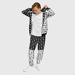 Костюм мужской Off-White: Black & White, цвет: 3D-черный — фото 2