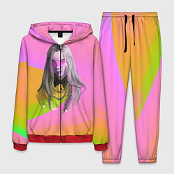 Костюм мужской Billie Eilish: Pink Fashion, цвет: 3D-красный