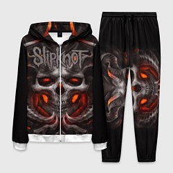 Костюм мужской Slipknot: Hell Skull, цвет: 3D-белый