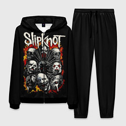 Костюм мужской Slipknot: Faces, цвет: 3D-черный