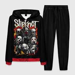 Костюм мужской Slipknot: Faces, цвет: 3D-красный