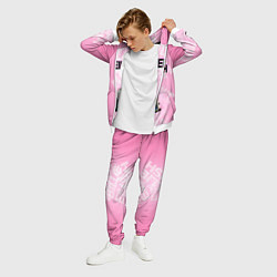 Костюм мужской Billie Eilish: Pink Mood, цвет: 3D-белый — фото 2