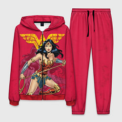Костюм мужской Wonder Woman цвета 3D-красный — фото 1