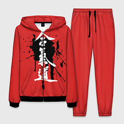 Костюм мужской Айкидо, цвет: 3D-черный