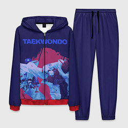 Костюм мужской Taekwondo, цвет: 3D-красный