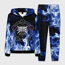 Костюм мужской ВЕДЬМАК, цвет: 3D-черный
