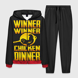 Костюм мужской Winner Chicken Dinner, цвет: 3D-красный