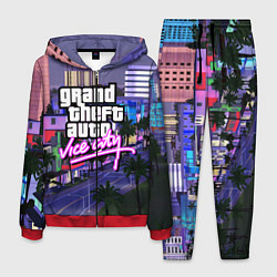 Костюм мужской Grand Theft Auto Vice City, цвет: 3D-красный