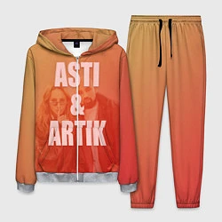 Костюм мужской Artik & Asti, цвет: 3D-меланж