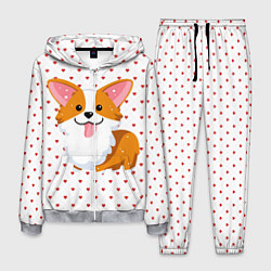 Костюм мужской Корги, цвет: 3D-меланж