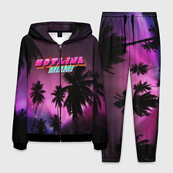 Костюм мужской HOTLINE MIAMI, цвет: 3D-черный