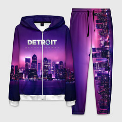 Костюм мужской Detroit Become Human S, цвет: 3D-белый