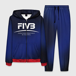 Костюм мужской FIVB Volleyball, цвет: 3D-красный