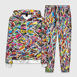 Костюм мужской Коллекция вкладышей Turbo, цвет: 3D-белый