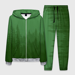 Костюм мужской Зеленый Лес, цвет: 3D-меланж