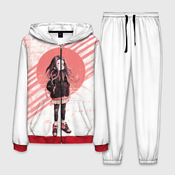 Костюм мужской Незуко, цвет: 3D-красный