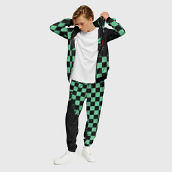 Костюм мужской TANJIRO KAMADO ТАНДЖИРО, цвет: 3D-черный — фото 2